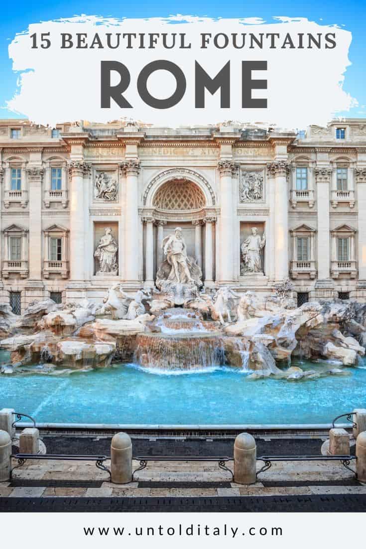 15 of the most interesting and beautiful fountains in Rome