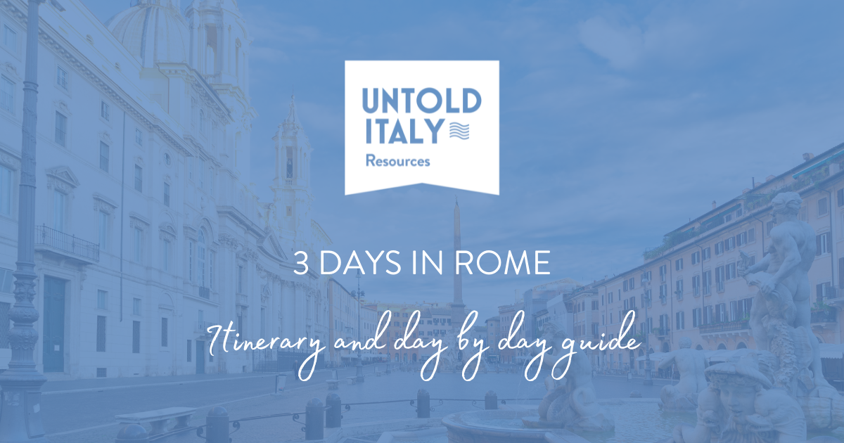3 Days in Italy: Unforgettable Sights and Experiences