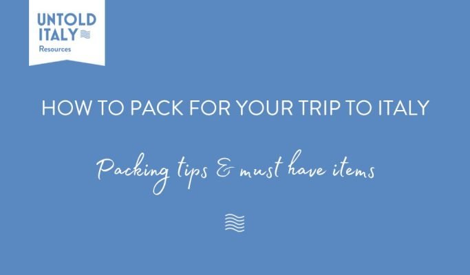 packing italy tips