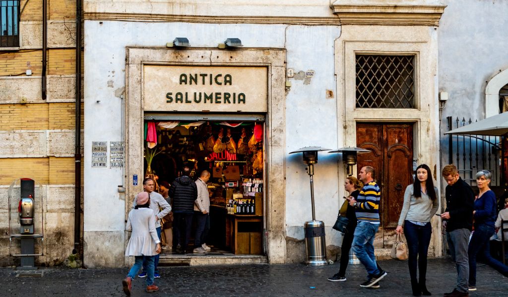 antica salumeria, rome