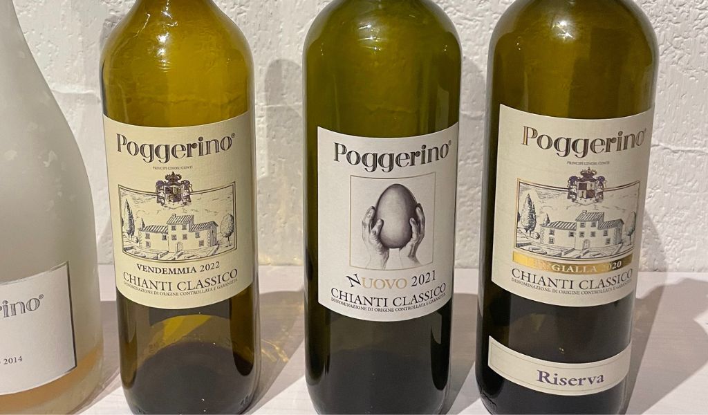 chianti classico wine bottles